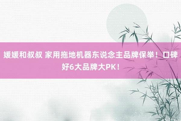 媛媛和叔叔 家用拖地机器东说念主品牌保举！口碑好6大品牌大PK！