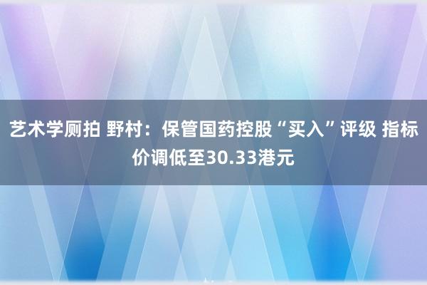 艺术学厕拍 野村：保管国药控股“买入”评级 指标价调低至30.33港元