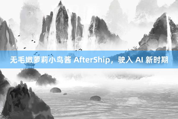 无毛嫩萝莉小鸟酱 AfterShip，驶入 AI 新时期