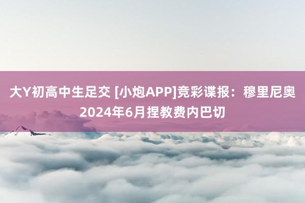 大Y初高中生足交 [小炮APP]竞彩谍报：穆里尼奥2024年6月捏教费内巴切