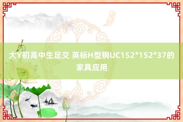 大Y初高中生足交 英标H型钢UC152*152*37的家具应用