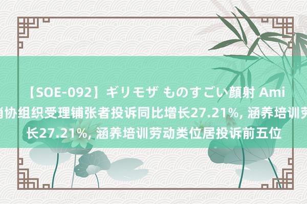 【SOE-092】ギリモザ ものすごい顔射 Ami 2024年上半年天下消协组织受理铺张者投诉同比增长27.21%， 涵养培训劳动类位居投诉前五位