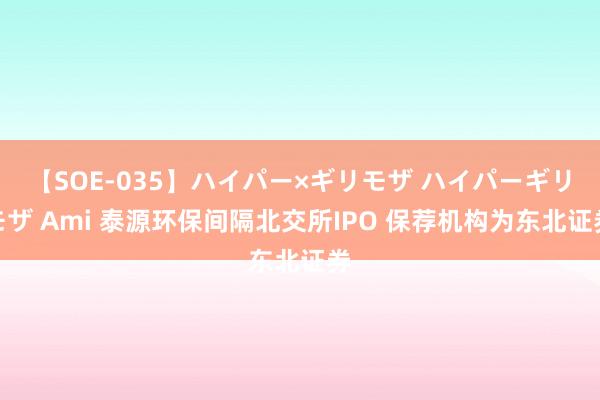 【SOE-035】ハイパー×ギリモザ ハイパーギリモザ Ami 泰源环保间隔北交所IPO 保荐机构为东北证券