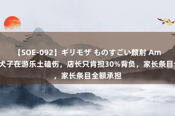 【SOE-092】ギリモザ ものすごい顔射 Ami 广东：犬子在游乐土磕伤，店长只肯担30%背负，家长条目全额承担