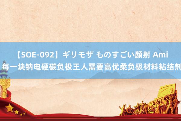 【SOE-092】ギリモザ ものすごい顔射 Ami 每一块钠电硬碳负极王人需要高优柔负极材料粘结剂